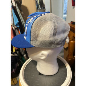 Vintage Unisex Fighting Eagle F-16 Hat SnapBack Blue Gray